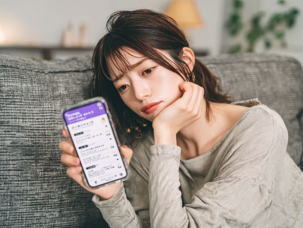 携帯代が分からない女性