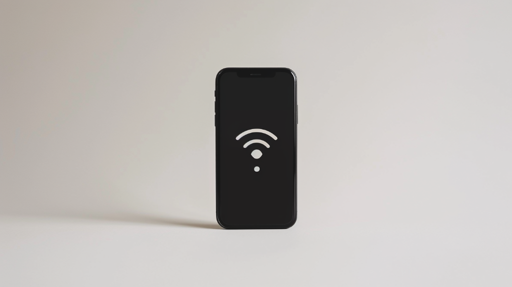 電波品質を気にするスマートフォン